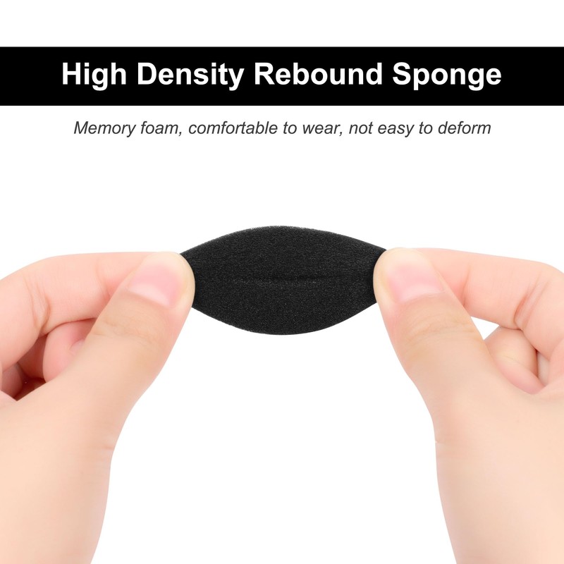sourcingmap Replacement Earbud Tips Pads, Soft Sponge Ear Tips Buds