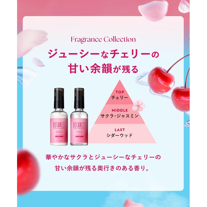 [Spring 2025 Limited] Botanist | Hair Milk, Moist, Cherry &