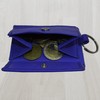 flevado Small Mini Party Purse with Key Ring Genuine Leather