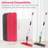 16.5 inch Microfiber Mop Pads for Rubbermaid Reveal Spray Mop