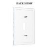 OILbiexn Decorative Light Switch Cover Abstract Luxury Blue Gradient Marble