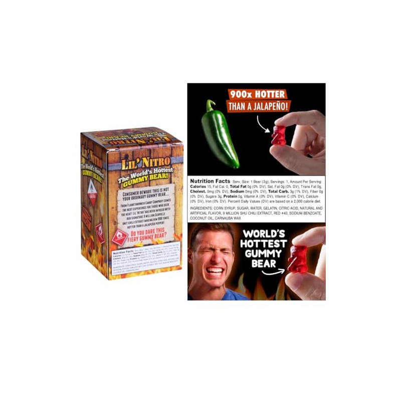 Lil' Nitro: The World's Hottest Gummy Bear & Toe of