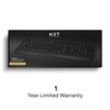 NXT Technologies Wireless Comfort Keyboard, Full‑Size with Wrist Rest, USB