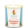 The Dreidel Company Tin Memorial Candle Yahrzeit Candle (12-Pack)