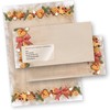 Letter Paper Set Christmas Landidyle 25 Sets with Window Envelopes