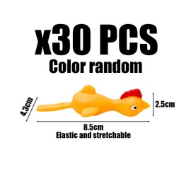 30 Pieces Yellow Chick Toy, Finger Slingshot Toy Set, Creative Finger Catapult, Funny Bouncy Toy, Funny Chick Toy