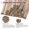 Sweetmet Pro2.0 Clip-In Real Hair Extensions, 120 g, Thick, 7