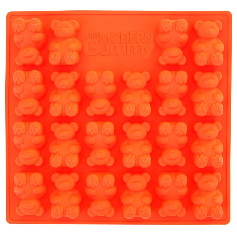 Jumbo Size Gummy Bear Mold, Makes 22 Bears, Food Grade