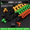 SWANLAKE Organizer Socket Holder, 9PCS 1/4-Inch x 48 Clips, 3/8-Inch