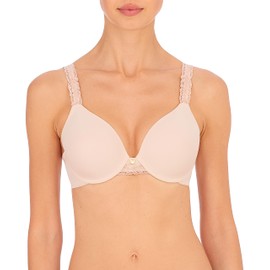 Natori Women's Body Doubles Lace Trim Full Coverage T-Shirt Bra 736037, Cameo Rose, 38DDD