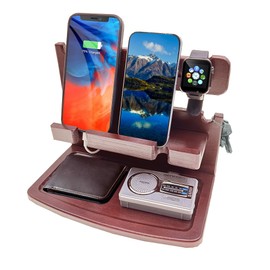 Gifts for Men Christmas Bedside Organiser -Mens Gifts for Dad Gifts for Fathers Day Birthday Gifts for Him,Bedside Organiser Gifts for Nightstand Purse Father Graduation Male Idea