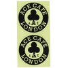 【純正ステッカー】ACE CAFÉ LONDON デカール・サークル・BK・50Φx2枚入り ACE-N015DE-BK