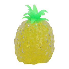 Toyland® 11cm Squishy Bead Pineapple / Banana - Novelty Party Bag Filler - Squeeze Toys (PINEAPPLE)