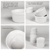 Mini Ramekins 1.5 oz Set of 6, Small Ceramic Bowls