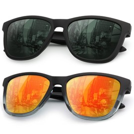 KALIYADI Unisex Polarized Retro Classic Trendy Stylish Sunglasses for Men Women Driving Sun glasses UV Blocking