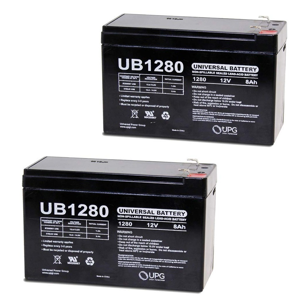 Universal Power Group 12V 8Ah SLA Battery Replacement for APC Smart-UPS 750 UB1270-2 Pack