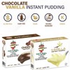 Chocolate & Vanilla Instant Pudding Mix - All Natural Pudding