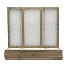 14x20x1 Glasfloss Fiberglass Air Filter, Double Strut, GDS Series, Made in USA, Actual Size: 13 5/8 x 19 5/8 x 3/4 (Box of 6)