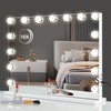 Large Vanity Mirror with Lights, Lighted Makeup Mirror for Desk