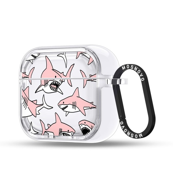 MOSNOVO Case for Airpods 4, Protective Clear Case with Shockproof