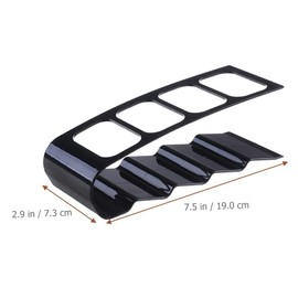 NUOBESTY Set of 2 Remote Control Holder Metal Storage Shelf Desk Organiser Shelf Controller Holder Metal Holder Remote Control Holder Stand Remote Control Holder For