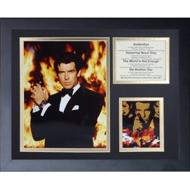 Legends Never Die "James Bond Pierce Brosnan Framed Photo Collage, 11 x 14-Inch, (16127U)