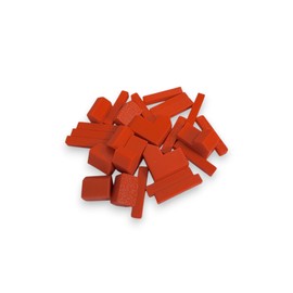 Generic Replacement Pieces for Settlers of Catan Board Game - Includes Extra Bonus Pieces (Red)