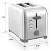 Kenmore 2-Slice Toaster, Stainless Steel, Extra Wide Slots, Bagel and