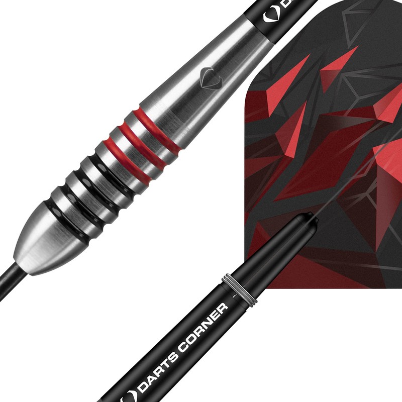 Darts Corner Astrofire Darts | Ringed Steel Tip Dart Set