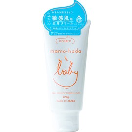 Momo Skin Baby Milky Cream, 4.2 oz (120 g), Additive-free, Moisturizing Cream, For Babies, Kids, Moms, Children, Sensitive Skin, Baby Cream, Baby Lotion, Non-sticky, Smooth and Easy to Apply (120g x1)