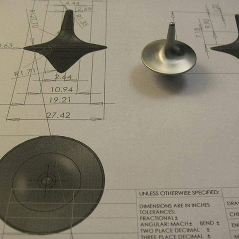 Accurate Spinning Top,Portable Precision Metal Spinner Top Premium Exquisite,Balance Desktop