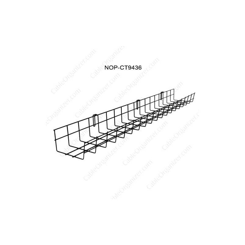 36 Inch Under Desk Cable Organizer Tray