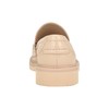 GUESS Women's SHATHA Loafer, Light Natural Patent, 11