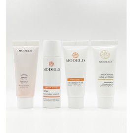 Modelo Travel 4-Piece Kit Travel 4-Piece Set Cleansing Toner Cream Sunscreen Set / 모델로 트래블 4종 키트 여행용 4종세트 클렌징 토너 크림 선크림 세트