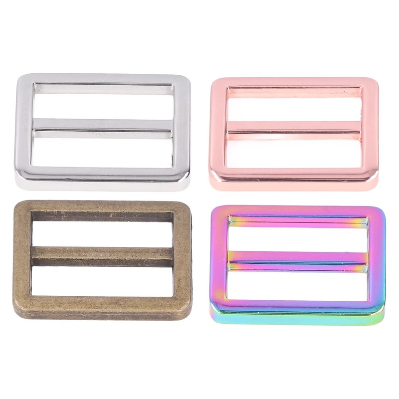 Hapivida Pack of 10 Adjustable Triglides Slides, 25 mm Metal