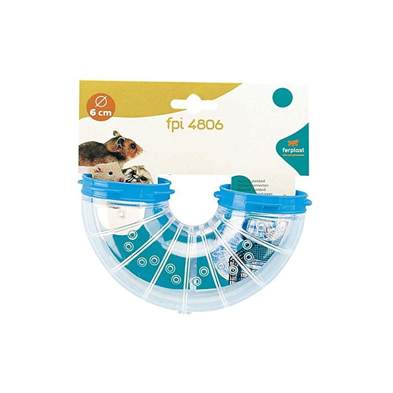 Ferplast Hamster Cage Play Tube | U-Turn Tunnel, 5.98L x