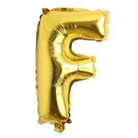 40 inch Letter Balloons Gold Alphabet Number Balloons Foil Mylar Party Wedding Bachelorette Birthday Bridal Shower Graduation Anniversary Celebration Decoration can Fly with Helium (40 INCH Gold F)