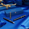 Waterman Expert Fountain Pen Gloss Black with 23k Gold Trim
