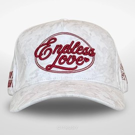 Vintage Fashion Trucker Hat | Men & Women | Embroidered Western Trendy Baseball Caps | Country Cute for Cowgirls & Cowboys | Camo Red Pink Cotton | Snapback Hat (Endless Love | White Camo)
