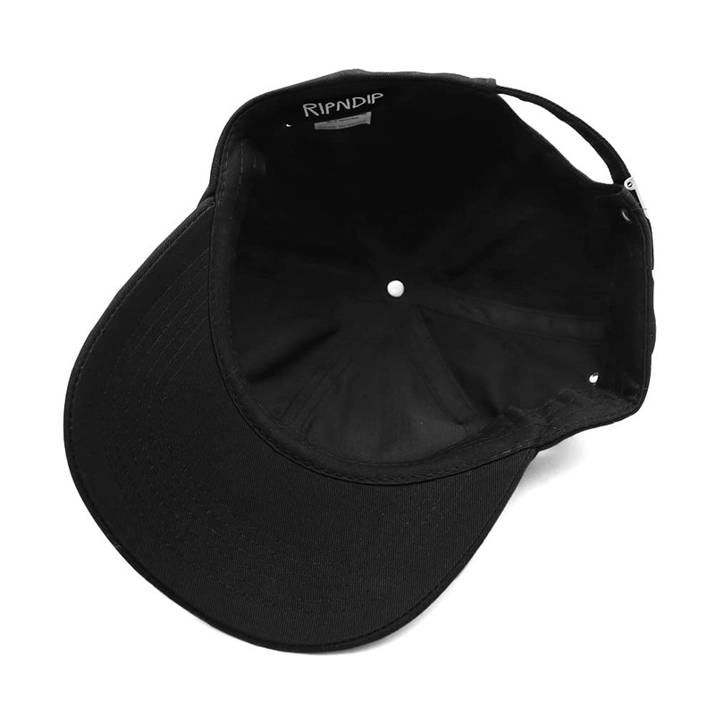 Lord Nermal Pocket 6 Panel Hat, Black (Black)