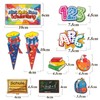 BETESSIN 100 x School Stickers Colourful – First Day of