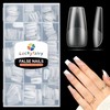 Luckyfairy Coffin Nails Full Matte 360pcs Medium Coffin False Gel