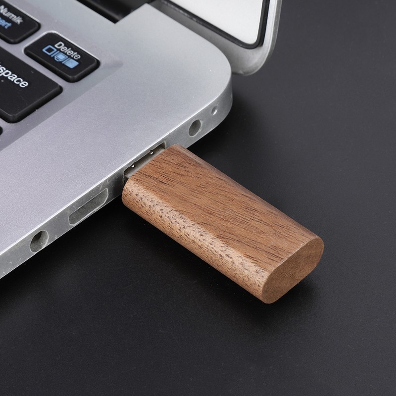 Walnut Wooden Shell USB 2.0 Flash Memory Drive Storage Stick