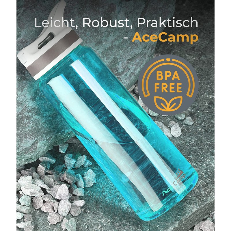 AceCamp Tritan Drinking Bottle, Sports Bottle, BPA-Free, for All Drinks,