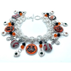 Custom Made SF GIANTS WORLD SERIES 3 Championship Charm on Bracelets, FREE SHIPPING