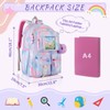 CNRYRIO Kids Backpacks For Girls - Multiple Pockets Backpack -