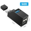 AXFEE 2pcs Mini USB Hub, USB 3.0 Hub ortable Adapter