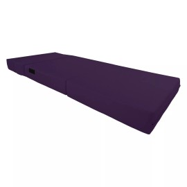 Danfuton Lounger Folding Foam Mattresses, Portable Sleepover Bed, 6x32 x 80, Purple