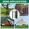 WOPPLXY 30 Pcs Tree Stakes and Supports, Heavy Duty Tree