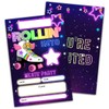 Roller Skating Theme Birthday Invitation(4" X 6"), Skate Party Fill-In
